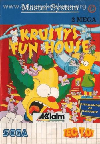 Cover Krusty's Fun House for Master System II